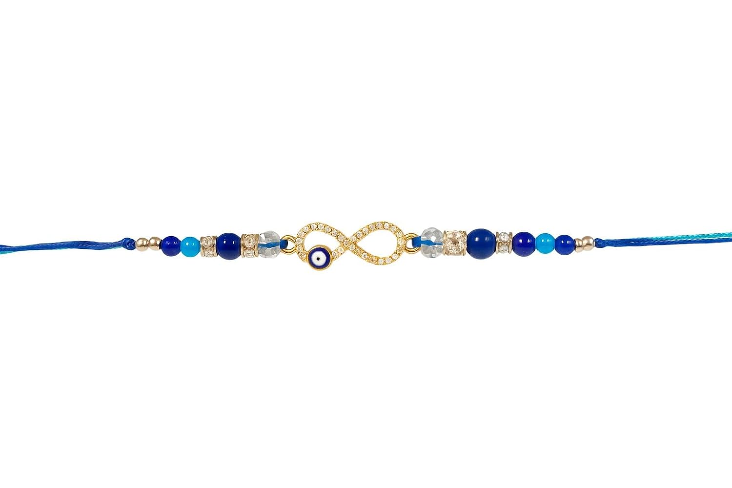 Nazar Suraksha Evil Eye Rakhi Combo – Set of 3 Stylish Rakhis for Men - Image 3