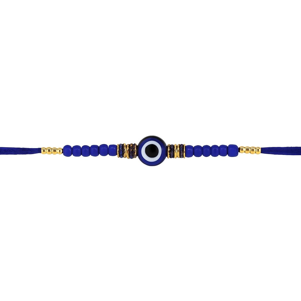 Nazar Suraksha Evil Eye Rakhi Combo – Set of 3 Stylish Rakhis for Men - Image 4