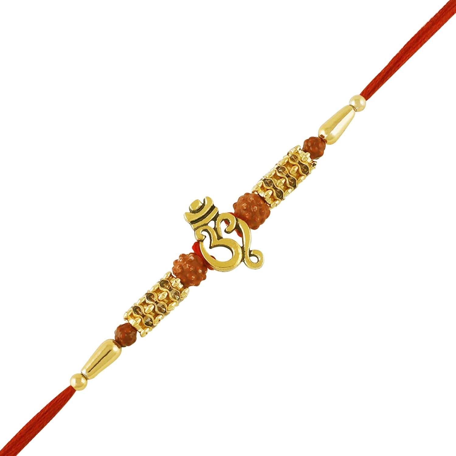 Okos Rakshbandhan Rakhi | Rakhi For Brother, Bhaiya, Bhai | Rakhi Combo | Rakshabandhan Gift Set| Rakhi Gift| Kundan Rakhi Combo Set| Rakhi Set for Brother - Image 2