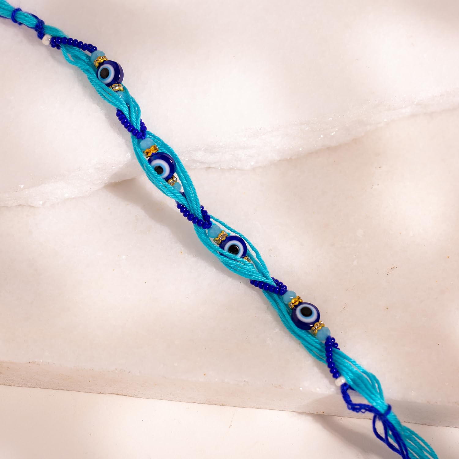 VOYLLA Fortune Of Love Evil Eye Rakhi For Brother|Men Rakhi|Rakhi Gift For Brother - Image 3