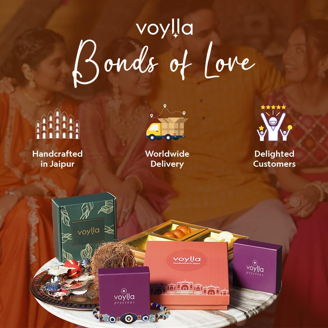 VOYLLA Fortune Of Love Evil Eye Rakhi For Brother|Men Rakhi|Rakhi Gift For Brother - Image 7