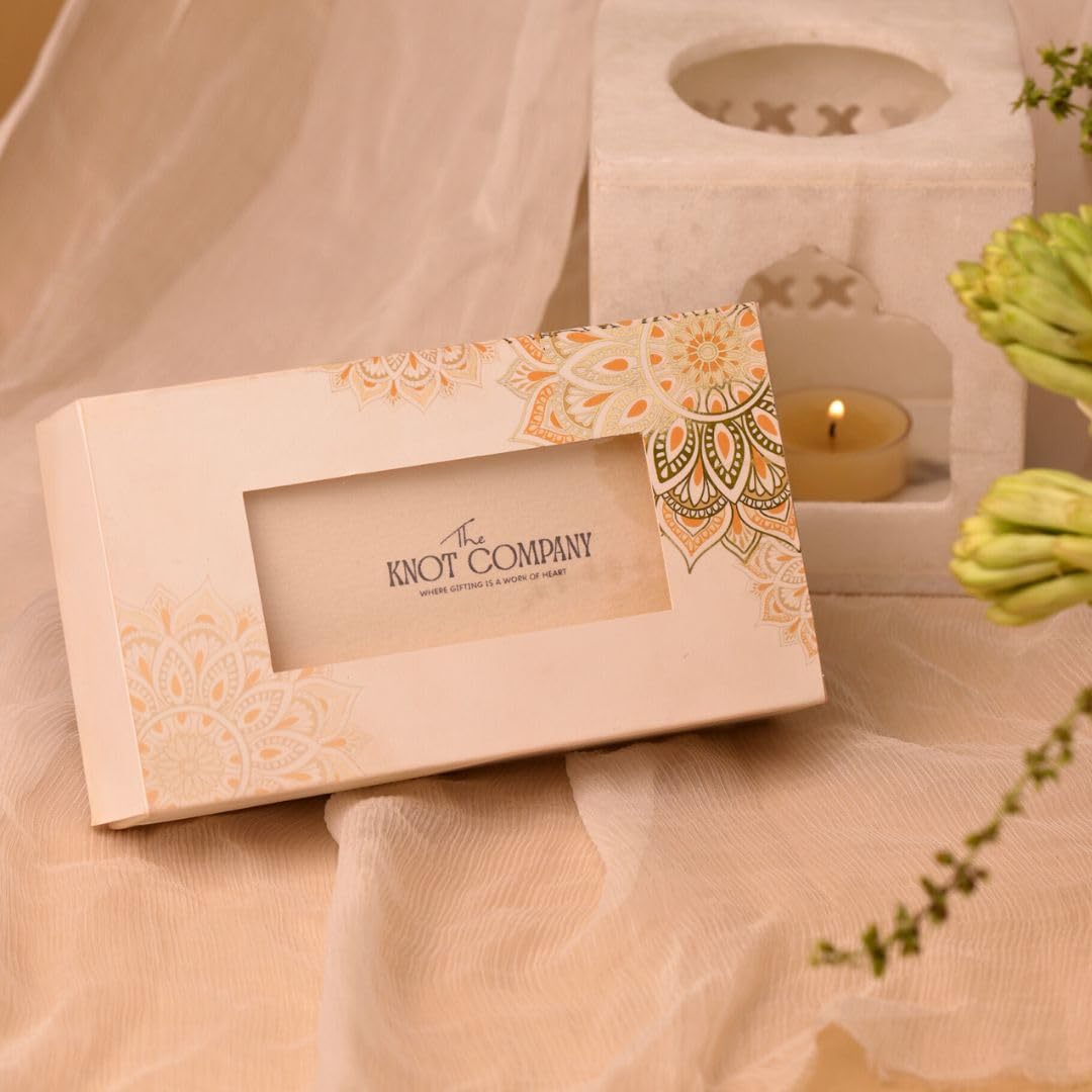 The Knot Company Bhaiya Bhabhi Rakhi for Rakshabandhan (2 Piece) with Tilak and Greeting Card - Rakhi for Brother and Bhabhi - Image 6