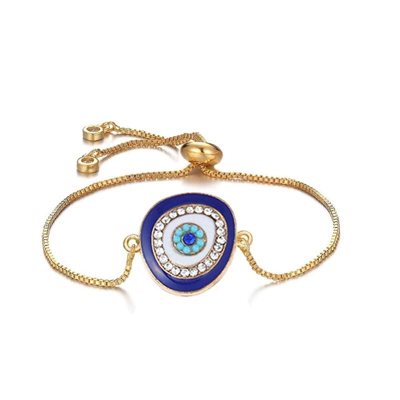 ANISHOP Stylish Blue Evil Eye Mangal Sutra Beautiful Artificial Hand Bracelet/Bangle for Women and Girls - Image 2