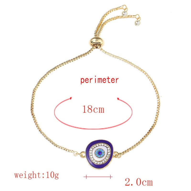 ANISHOP Stylish Blue Evil Eye Mangal Sutra Beautiful Artificial Hand Bracelet/Bangle for Women and Girls - Image 3